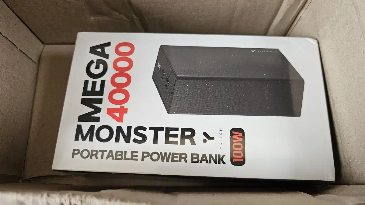 요이치 몬스터 메가 100W 대용량 보조배터리 40,000mAh